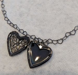 Essential Oil Aromatherapy Locket and Heart Chain